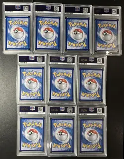 LOT OF 10 2025 POKEMON SV8A PSA 10 KOREAN LEAFEON EEVEE UMBREON SPECIAL ART RARE - Image 2