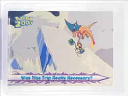 WAS THIS TRIP REALLY NECESSARYU 2000 TOPPS POKEMON ANIMATION ED #49 Q1300-1 - Image 1