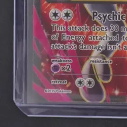 2015 POKEMON XY BREAKTHROUGH #160/162 MEGA MEWTWO EX FULL ART - Image 4