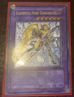 Yu-Gi-Oh! Elemental Hero Darkbright TAEV-EN042 1st Edition Ultimate Rare NM! - Image 1