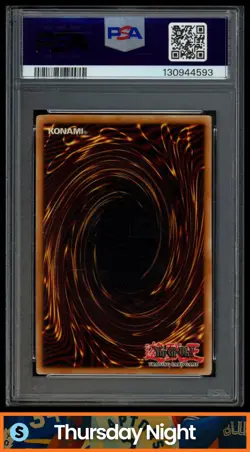 2002 YU-GI-OH! METAL RAIDERS #MRD-065 TIME WIZARD PSA 8 NEAR MINT - Image 2