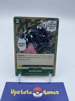 One Piece Kingdoms Of Intrigue Spiderweb Foil OP04-035 NM Rare - Image 1