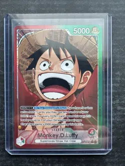 One Piece CCG Monkey D Luffy Alternative Art Leader OP13-001 - Image 1