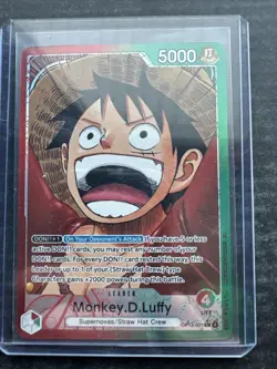 One Piece CCG Monkey D Luffy Alternative Art Leader OP13-001 - Image 3