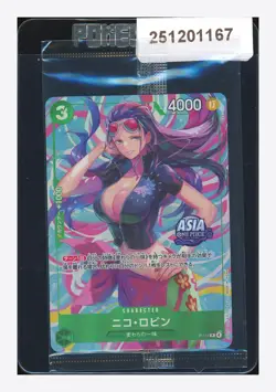 One Piece Sealed Nico Robin Promo 2025 P-111 Asia Edition Stamped Japanese - Image 1