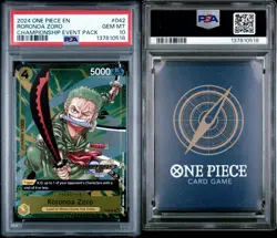 2024 ONE PIECE RORONOA ZORO CHAMPIONSHIP EVENT PACK PSA 10 - Image 3