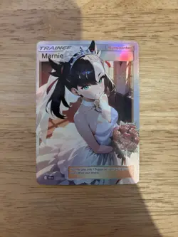 Pokemon Marnie Wedding Bride Waifu Card - Near Mint - Image 1
