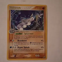 Pokemon Poliwrath 11/115 Unseen Forces Reverse Holo Rare 120HP TCG Card Nintendo - Image 1