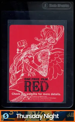 2023 ONE PIECE PROMO CARD: ONE PIECE FILM RED DON!! CARD - Image 1