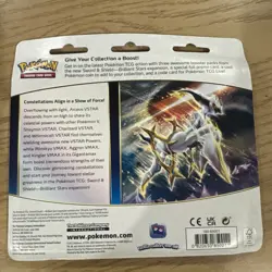 Pokemon Sword & Shield Brilliant Stars Leafeon Promo 3 Booster Pack Blister Card - Image 2