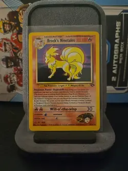 Pokemon Brock's Ninetales 3/132 Gym Challenge Holo Rare English Card - Image 1