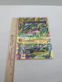 Pokemon MRayquaza Mega EX JUMBO/Oversized Card - Full Art Ancient Orgins 98/98 - Image 3
