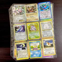 Pokemon Collection Mixed 🔥 Lot of Cards w/ Binder Pages - Image 1