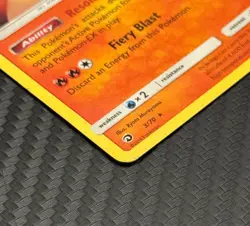 Charizard 3/70 NON HOLO Rare Dragon Majesty Pokemon Card - Image 4