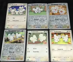 Tandemaus & Maushold Pokemon TCG 9 Card BUNDLE including Cosmos Holo CUTE - Image 5