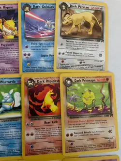 15 LP MP+ ROCKET lot Dark, Rare, uncommon, first 1st edition cards 1999 2000 - Image 3