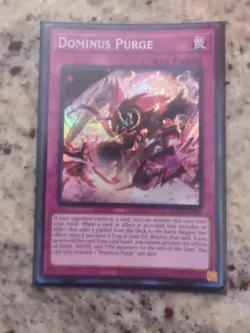 Dominus Purge MP25-EN095 Prismatic Secret Rare 1st Edition Yu-Gi-Oh Card - Image 1