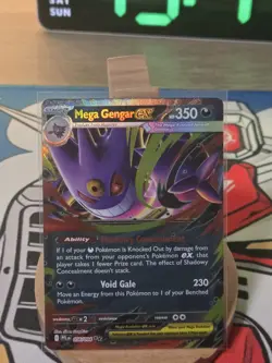 Pokemon Card Lot (2) - Vintage + Modern - Haunter Non Holo Jungle & Mega Gengar - Image 2