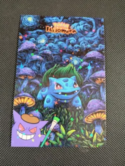 Pokemon 2025 Card Database Halloween Bulbasaur Van Gogh Star Holo Peru - Image 1