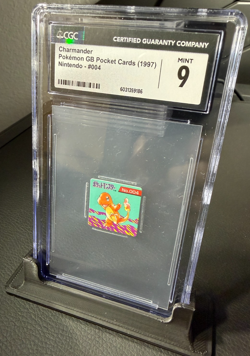 1997 Pokemon Nintendo Game Boy GB Pocket Card Charmander POP 2 None Higher CGC 9 - Image 3