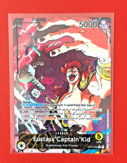 Eustass"Captain"Kid Leader Alt Art One Piece OP10-099 TCG English Card - Image 1
