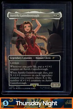 2025 MAGIC THE GATHERING PRO TOUR PROMOS #0001 AERITH GAINSBOROUGH - Image 1