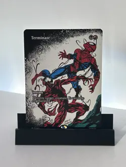 Magic: The Gathering Terminate MARVEL Instant Alt Art Spider-Man Carnage - Image 1