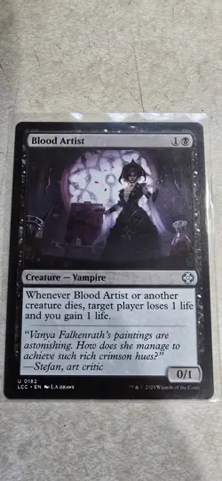 Blood Artist Commander: the Lost Caverns of Ixalan Regular Uncommon MTG NM - Image 1