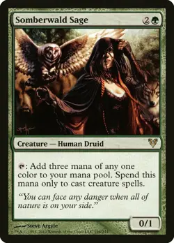 4x MTG Somberwald Sage, Moderate Play, English Avacyn Restored - Image 1