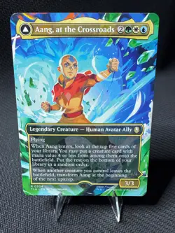 Aang, at the Crossroads - Borderless | TLA #304 | MTG Avatar - Image 1
