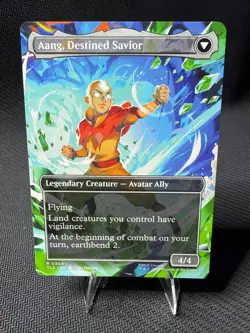 Aang, at the Crossroads - Borderless | TLA #304 | MTG Avatar - Image 2