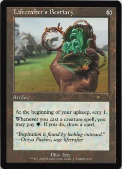 Lifecrafter's Bestiary (Retro Frame) R WPN & Gateway Promos 1 - MTG - Image 1