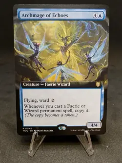 Archmage of Echoes (Extended Art) Commander: Wilds of Eldraine Regular NM - Image 1