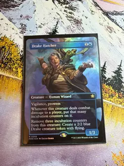 Drake Hatcher *** Borderless FOIL *** - MTG FDN Foundations - NM/MINT - Image 3