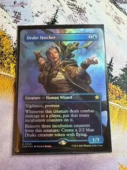 Drake Hatcher *** Borderless FOIL *** - MTG FDN Foundations - NM/MINT - Image 5