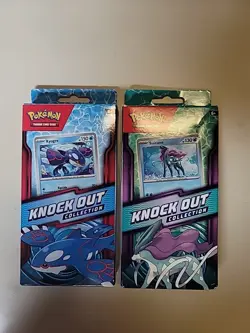 Set Of 2 Pokemon Knockout Collection Kyogre And Suicune Sealed Packages - Image 1