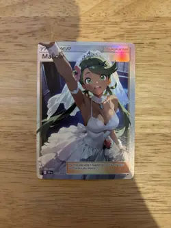 Pokemon Mallow Wedding Bride Waifu Card - Near Mint - Image 1
