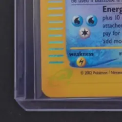2002 POKEMON EXPEDITION SET #4/165 BLASTOISE REVERSE HOLO RARE - Image 4