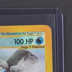 2002 POKEMON EXPEDITION SET #4/165 BLASTOISE REVERSE HOLO RARE - Image 5