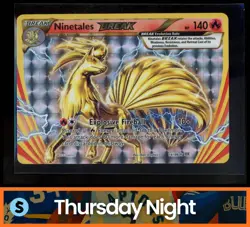 2016 POKEMON XY EVOLUTIONS #16/108 NINETALES BREAK HOLO RARE - Image 1