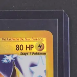 2002 POKEMON EXPEDITION SET #61/165 RAICHU REVERSE HOLO RARE - Image 5