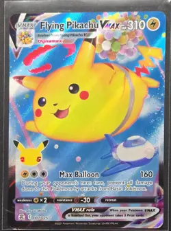 Flying Pikachu Vmax 007/025 Celebrations Pokemon 2021 - Image 1