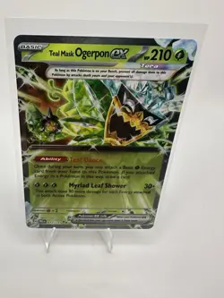 Teal Mask Ogerpon ex NM 012/131 SV: Prismatic Evolutions Pokemon - Image 1