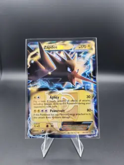 Pokemon TCG Team Plasma Zapdos EX Plasma Storm 48/135 Holo Ultra Rare - Image 1