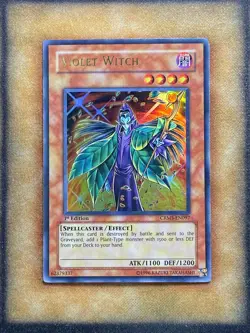 Yugioh Violet Witch CRMS-EN097 Ultra Rare 1st Ed NM - Image 1