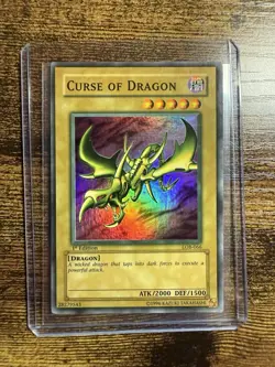 YuGIOh! - 1st Edition LOB-066 Curse of Dragon [Wavy Print] LP - Image 1