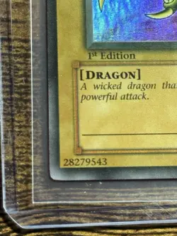 YuGIOh! - 1st Edition LOB-066 Curse of Dragon [Wavy Print] LP - Image 4