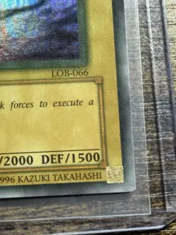 YuGIOh! - 1st Edition LOB-066 Curse of Dragon [Wavy Print] LP - Image 5