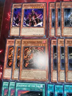 Six Samurai Edison Deck Stardust Gateway United Hand Yugioh with Side Deck - Image 2