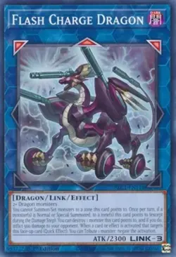 Flash Charge Dragon - BLC1-EN114 - Common - 1st Edition - Lightly Played - Image 1